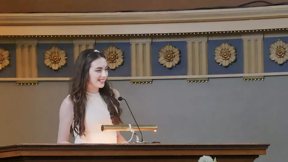 Alumna Dzhamilia Mamysheva. Photo.