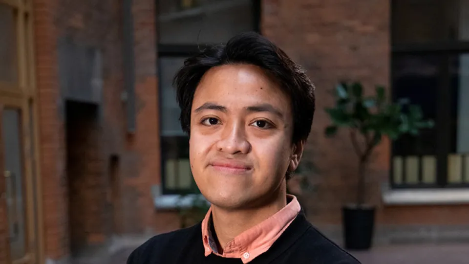 Alumnus Karl Yves Vallin. Photo.