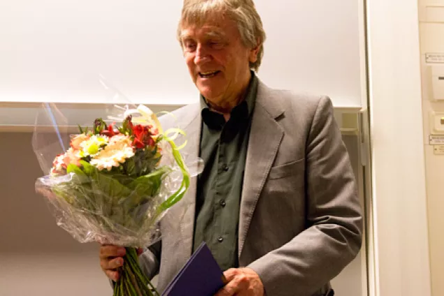 Allan Gibb, Professor Emeritus at the University of Durham, England won the first EEEA.