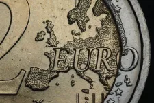 Close up photo of a euro coin