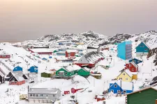 Photo of a town on Greenland
