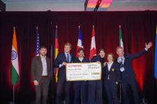 People cheering, winning team