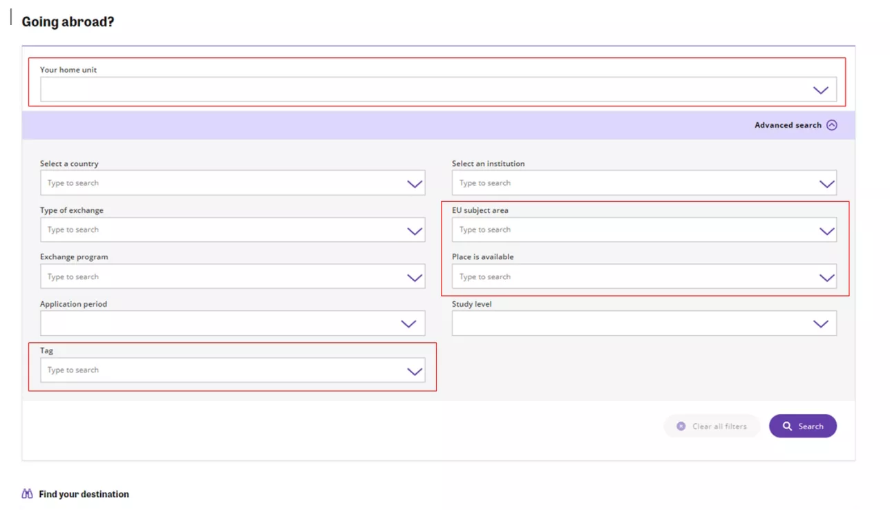 Picture of search tool